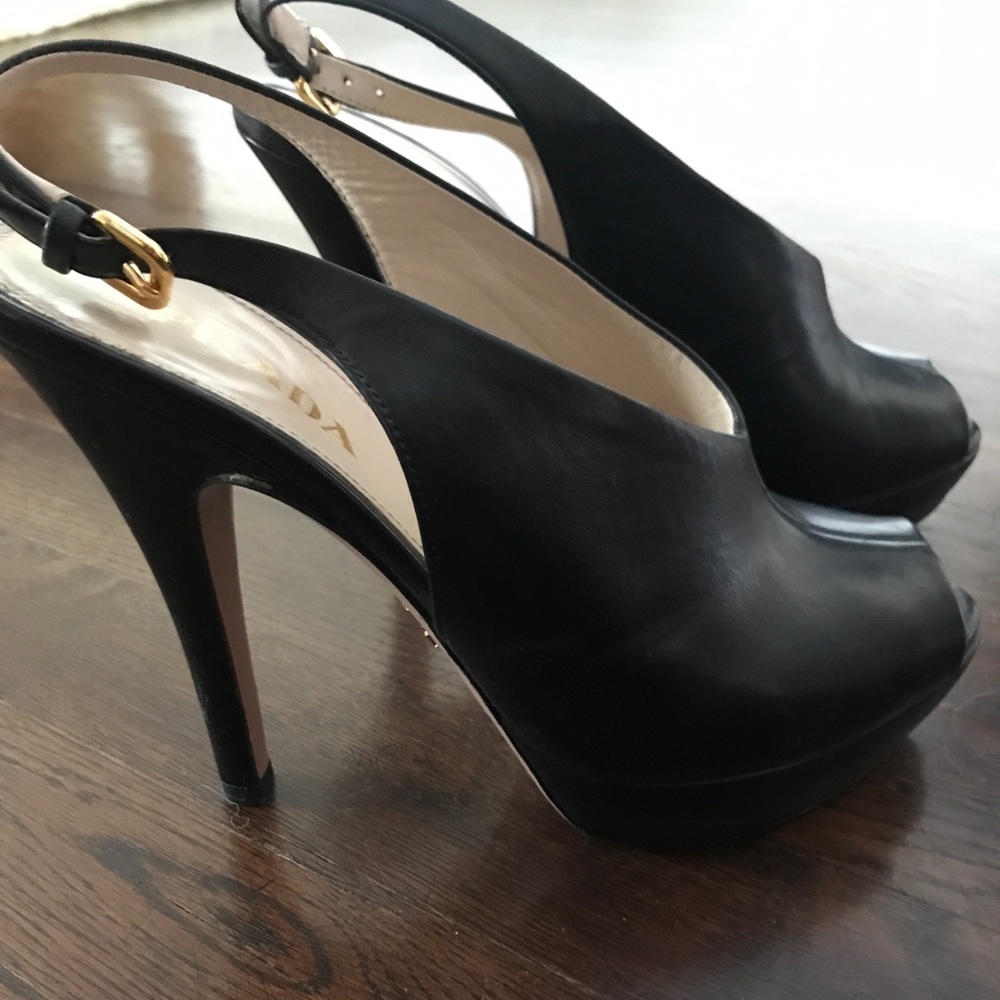 Prada heels.